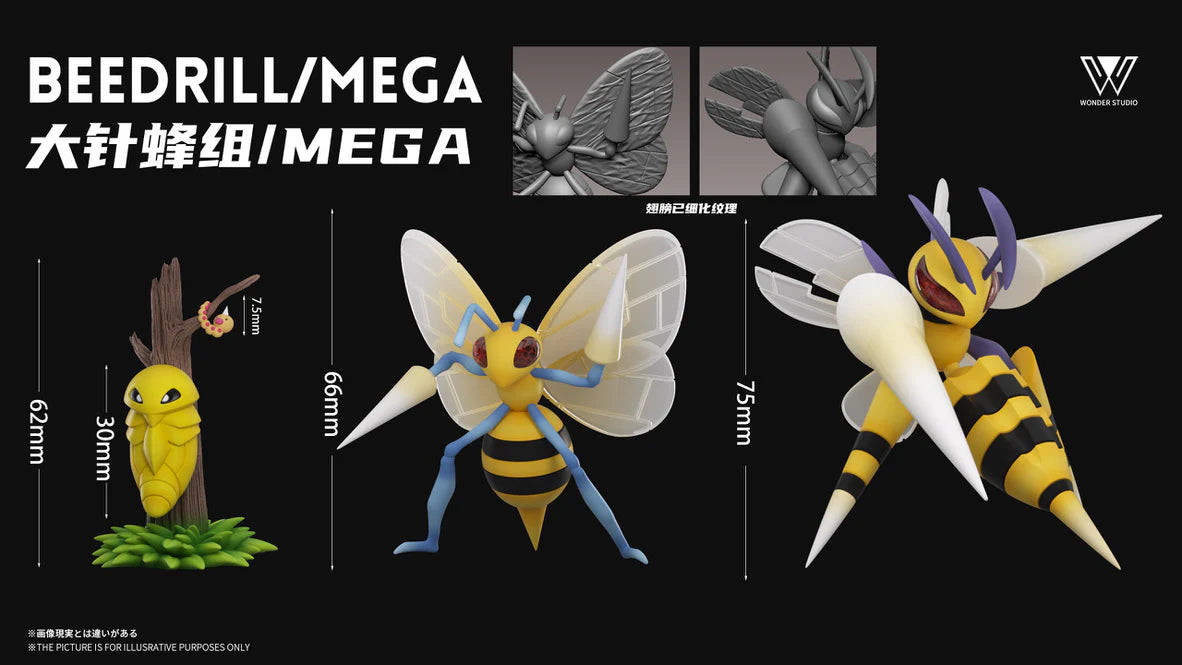 Wonder - Beedrill, Weedle and Kakuna