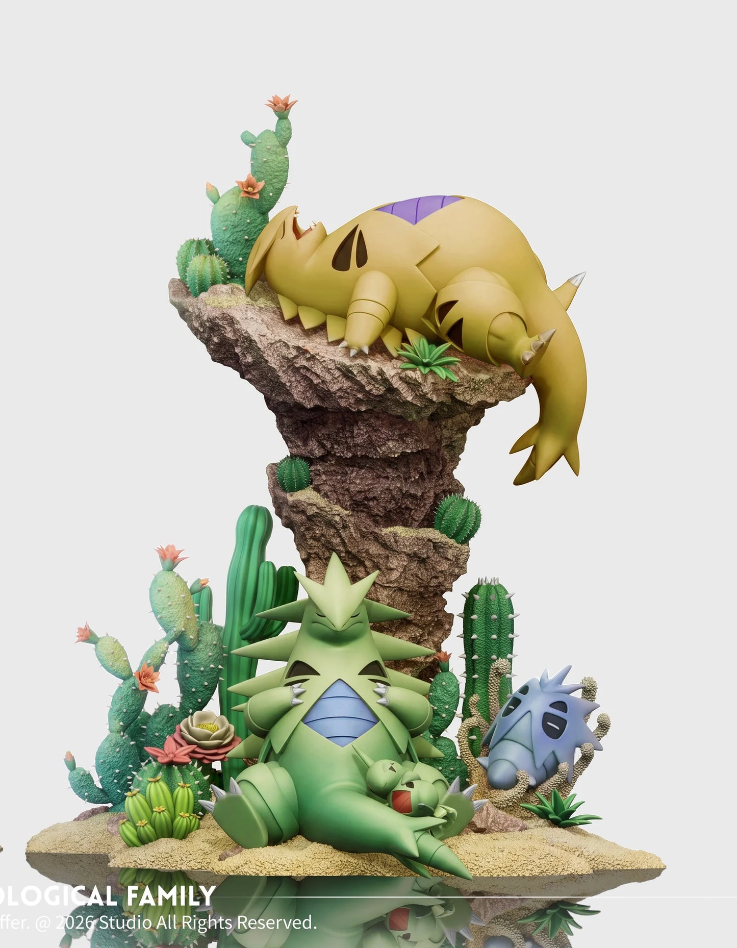 Shuang Zi Dao x Kipi - Tyranitar, Larvitar and Pupitar