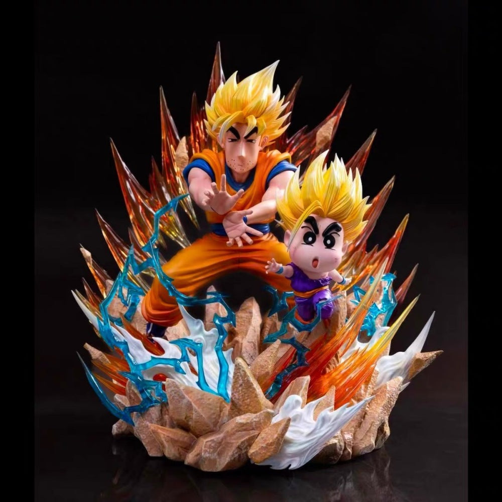 Cotton Hall - Shinnosuke Nohara cos Goku and Gohan - Dragon Ball