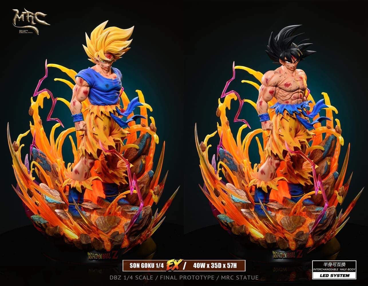 Dragon Ball MAD X MRC Studio Goku SSJ4 Life Size Bust Resin, 51% OFF