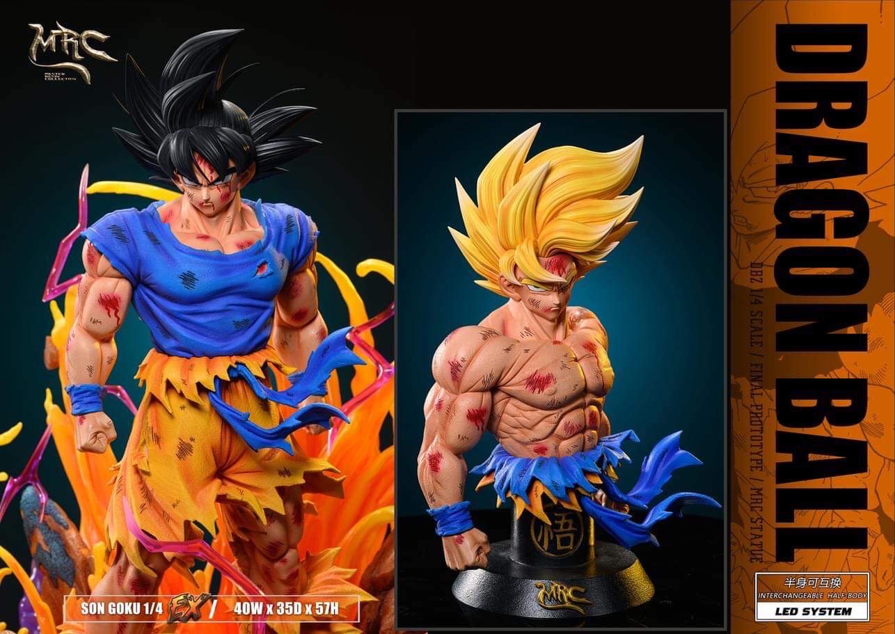 KRC – Dragon Ball Super Saiyan 3 (SSJ3) Goku 1/6 and 1/4 Scale – Anime  Collect