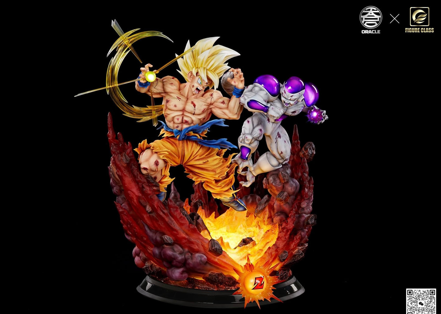 Figura Clase x Oráculo - SSJ Goku vs Freezer