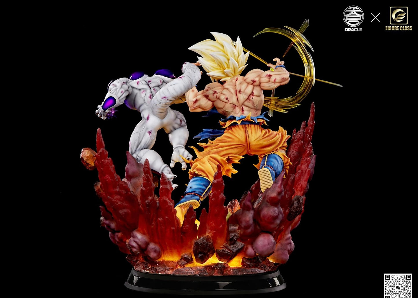 Figura Clase x Oráculo - SSJ Goku vs Freezer