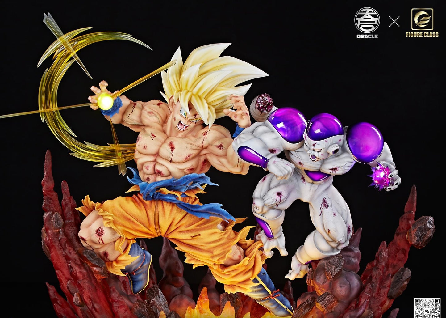 Figura Clase x Oráculo - SSJ Goku vs Freezer