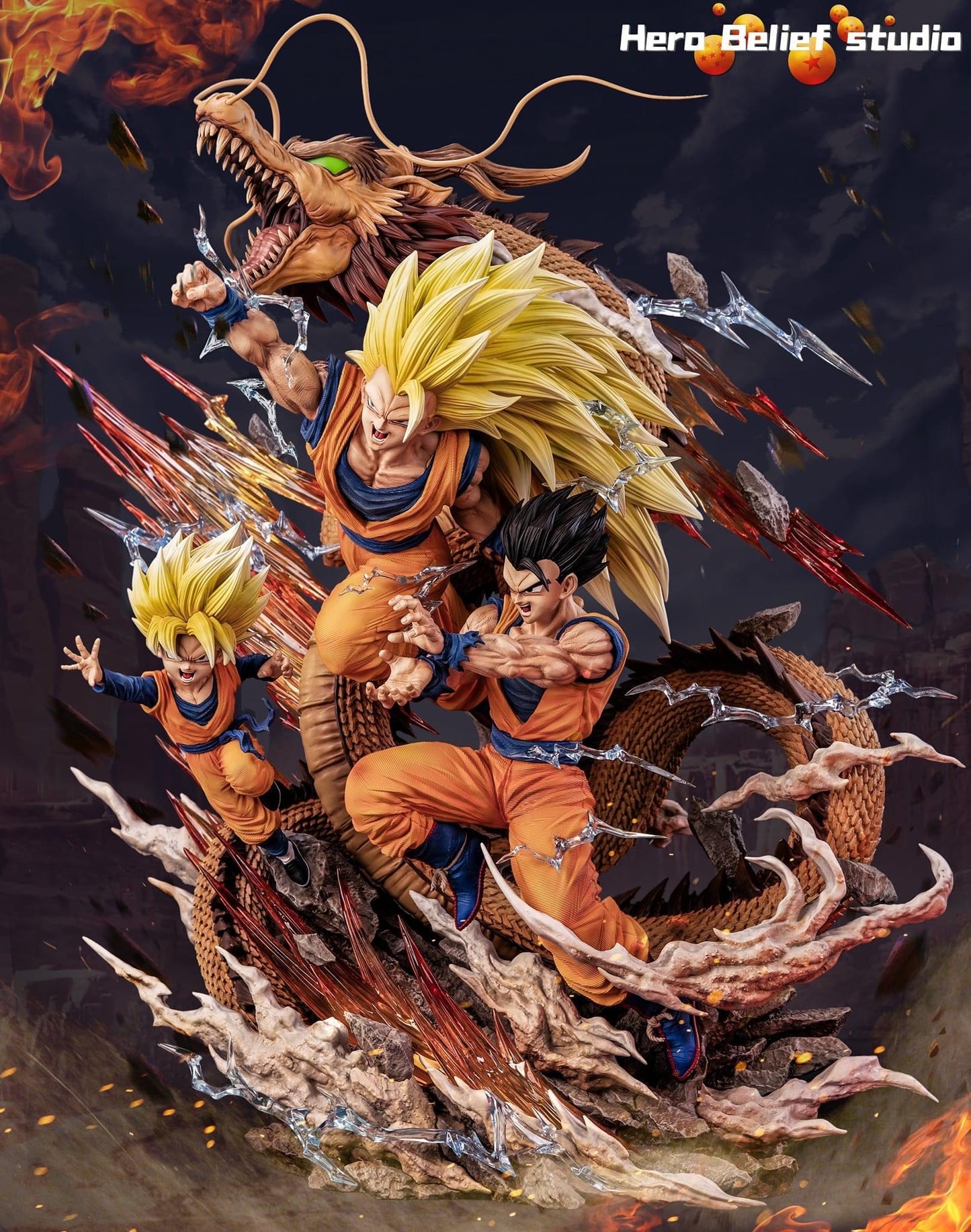 Hero Belief - Goku, Gohan and Goten