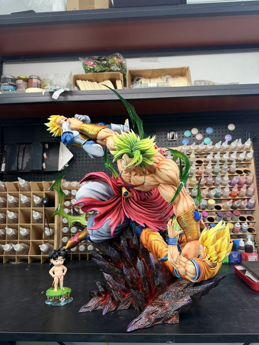 Yi Shou - Broly vs Goku and Vegeta
