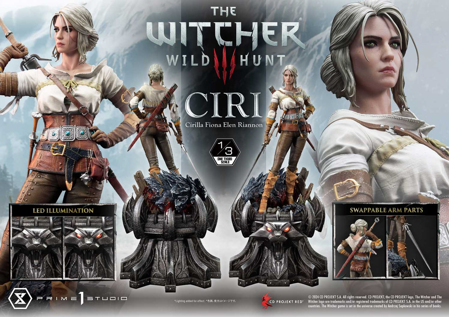 Prime 1 - Wild Hunt Ciri Fiona Elen Riannon