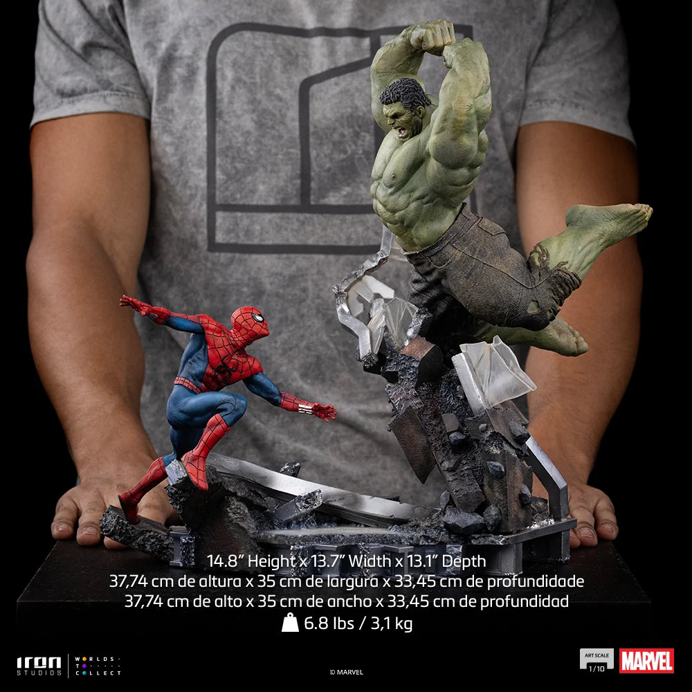 Iron - Spider-Man vs Hulk