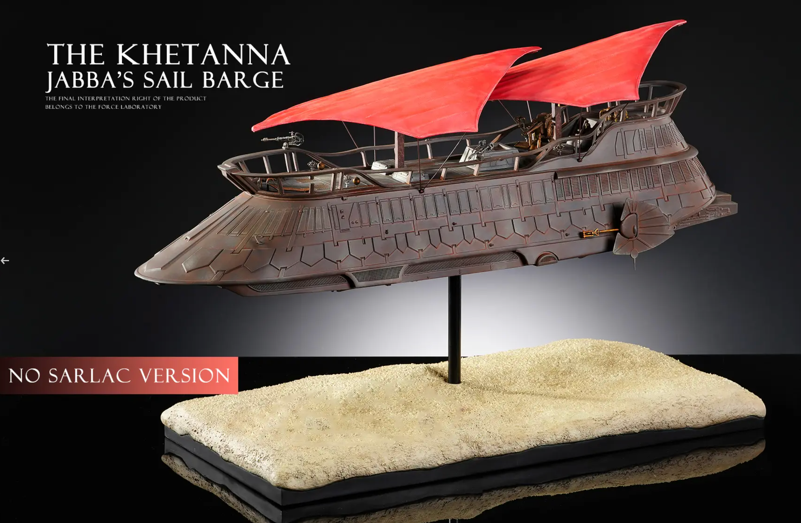 Force - The Khetanna Jabba's Sail Barge - Star Wars