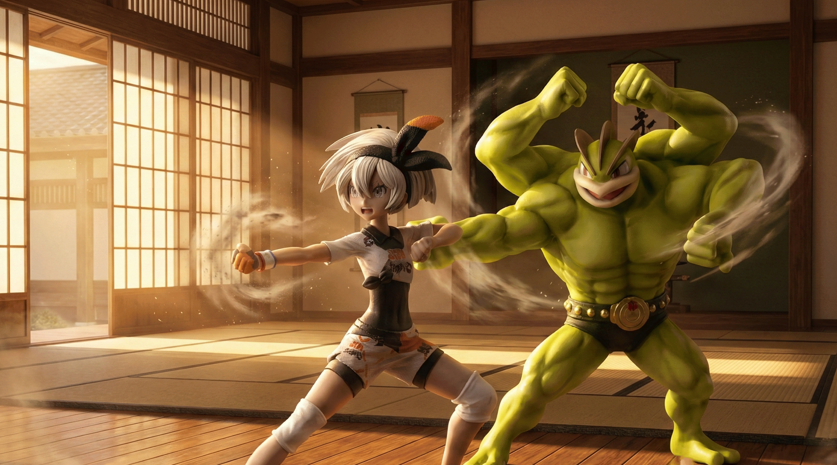 MAGA - Bea and Machamp - Pokémon