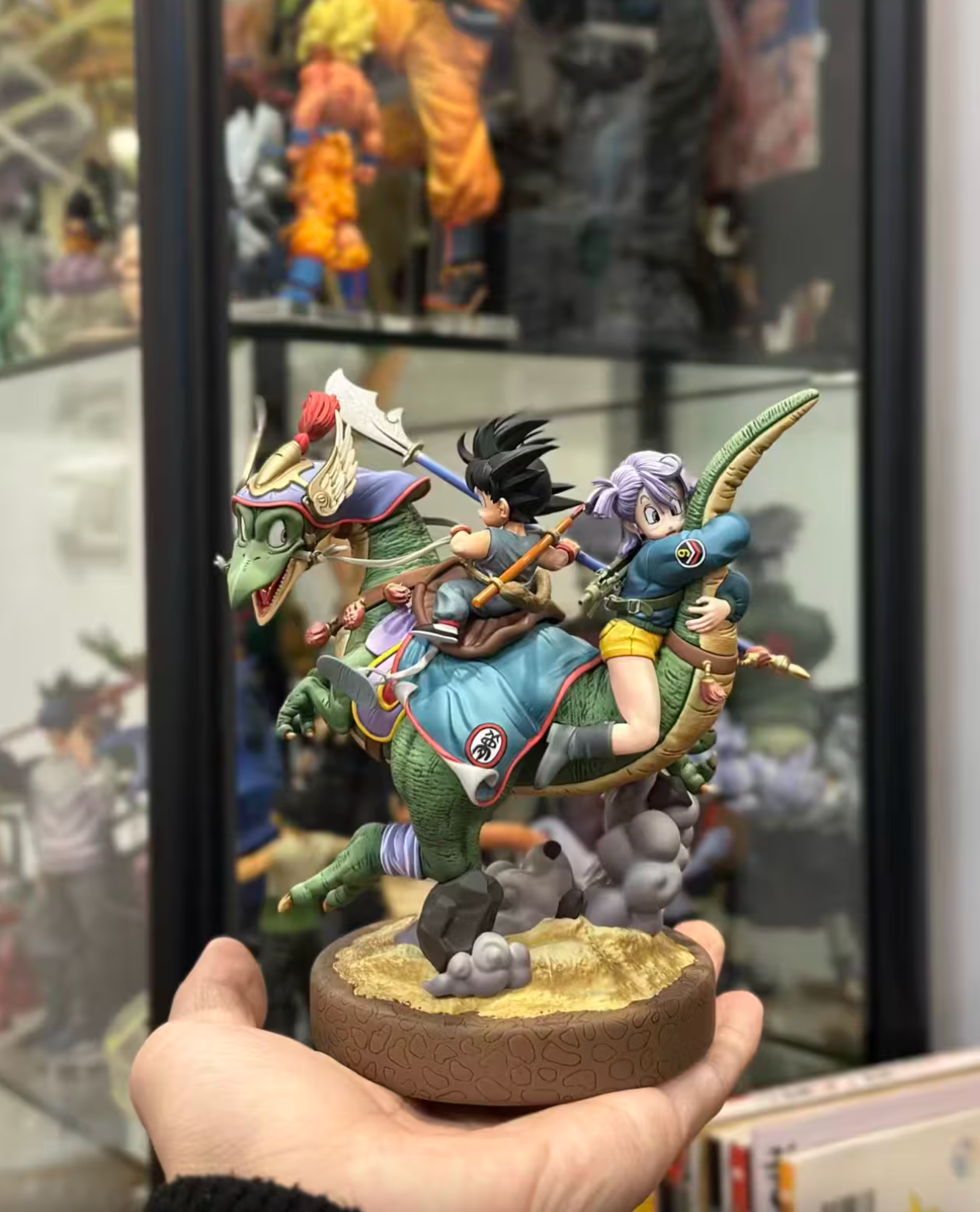 Cell - Kid Goku and Bulma