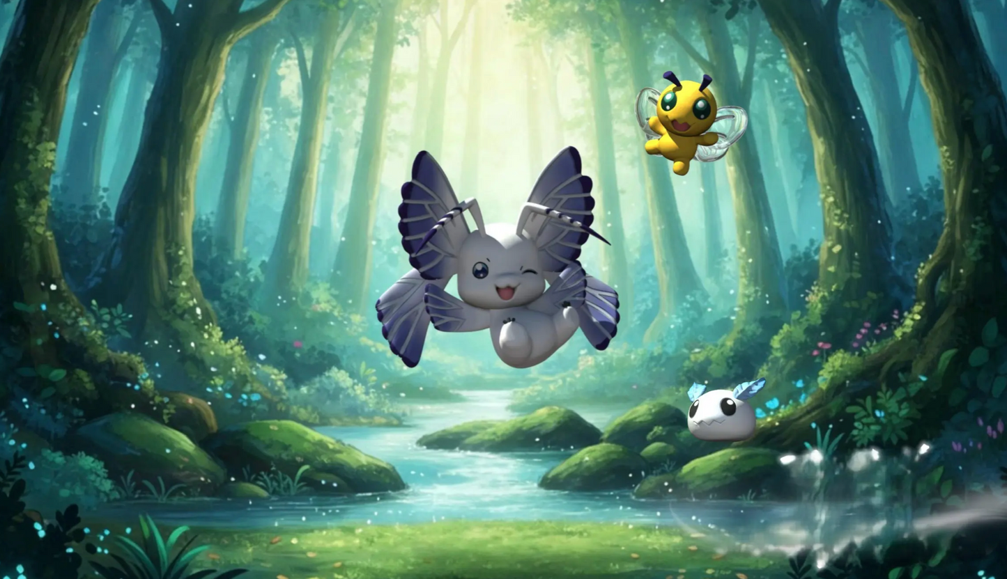 Mei Du Sha - Morphomon, Pupumon and Puroromon