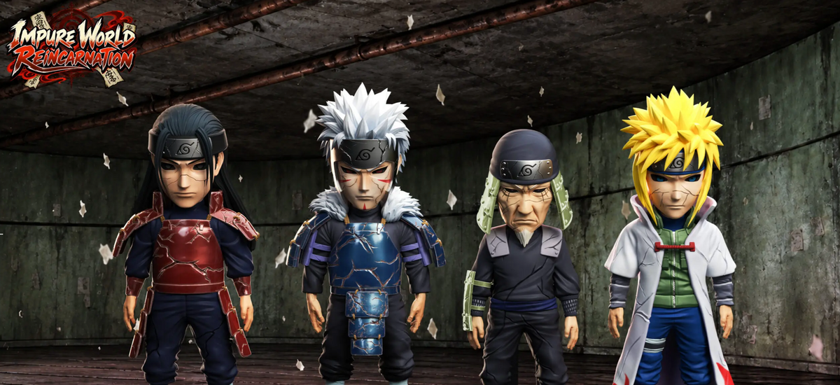 Zzz - Hashirama, Tobirama, Hiruzen and Minato