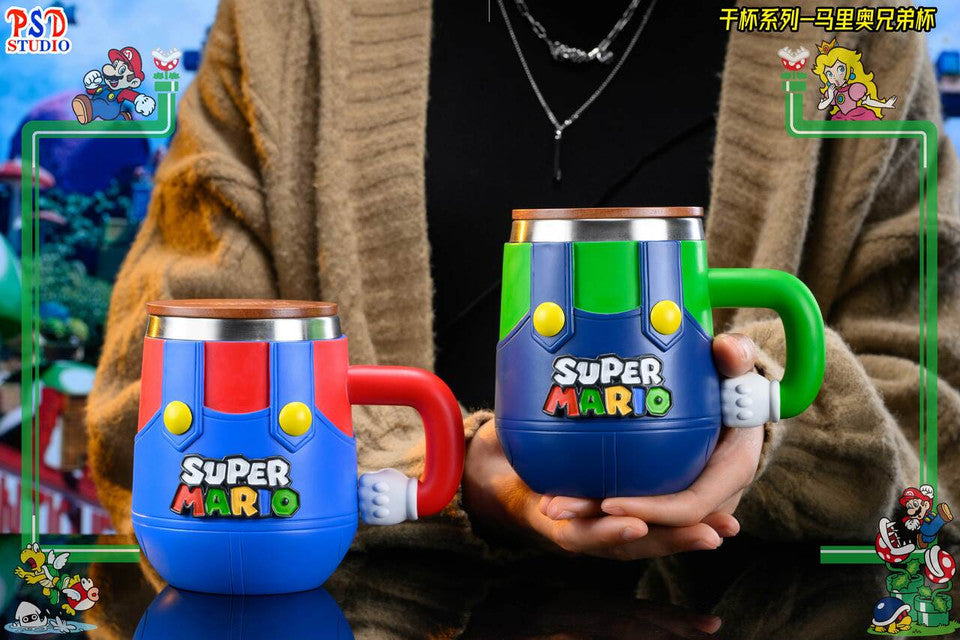 PSD - Super Mario and Luigi Mugs