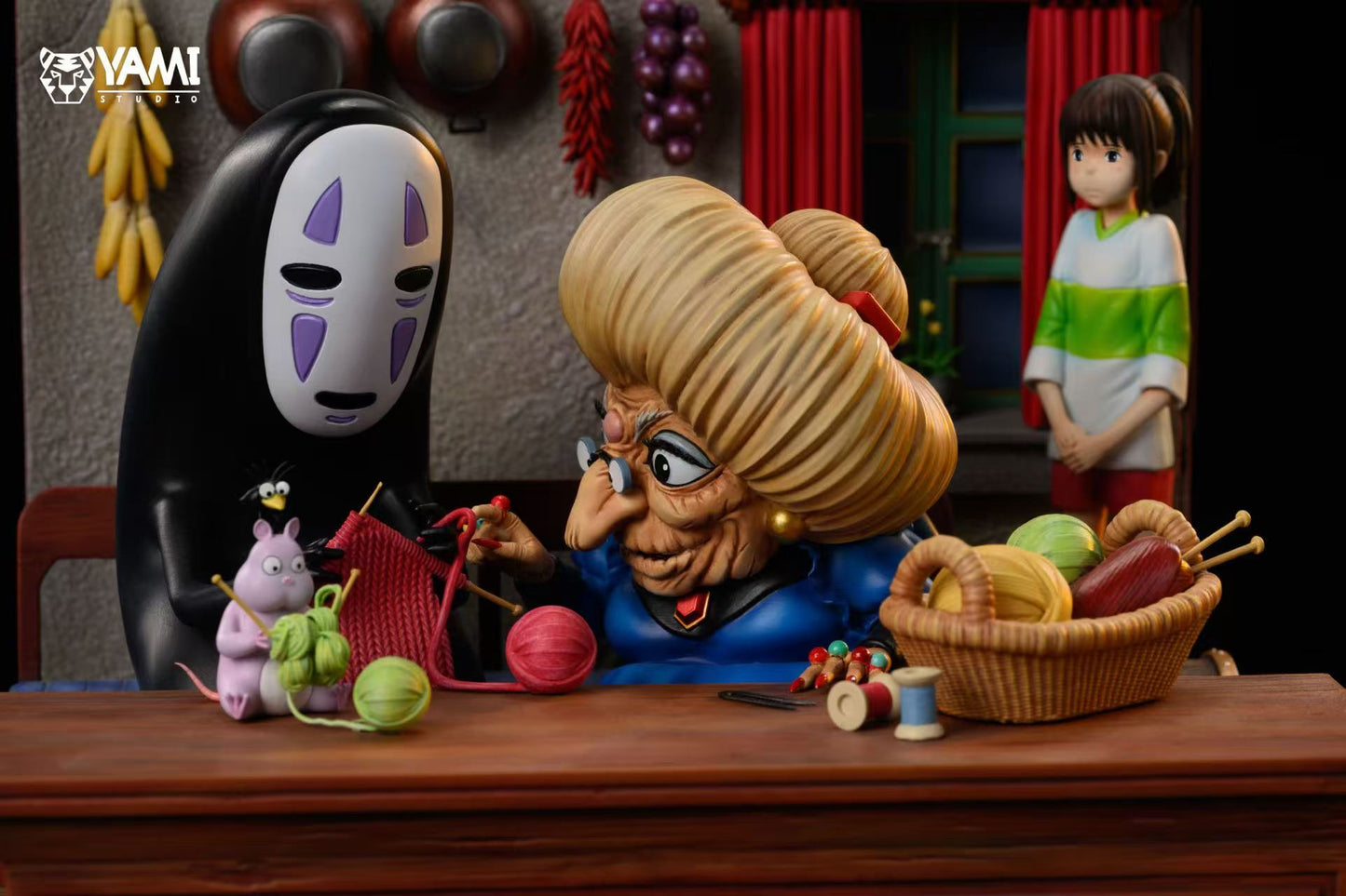 Yami - No-Face, Yubaba and Chihiro