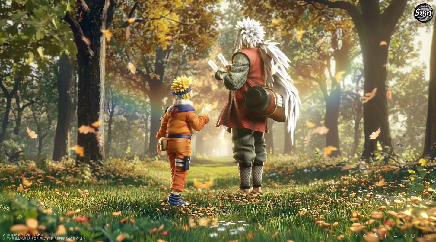 Sign - Naruto and Jiraiya