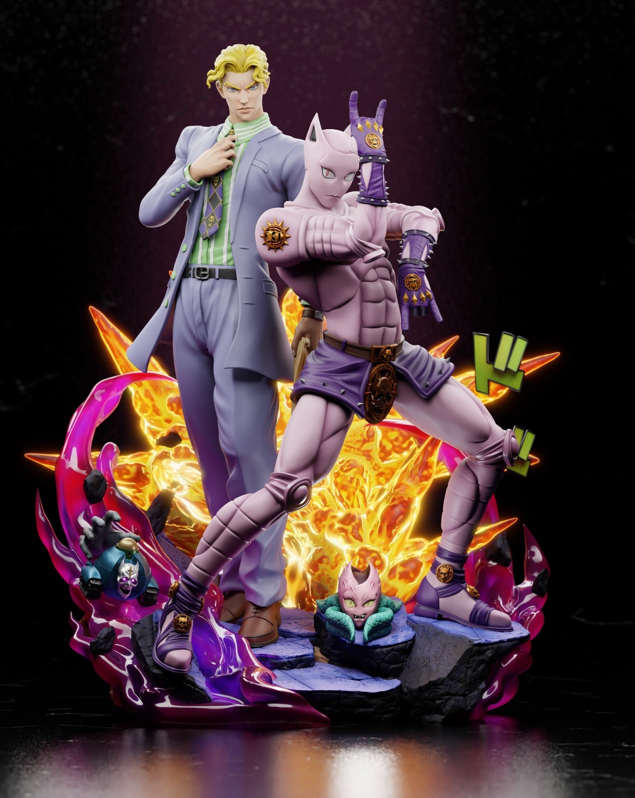 Player 1 - Yoshikage Kira and Killer Queen