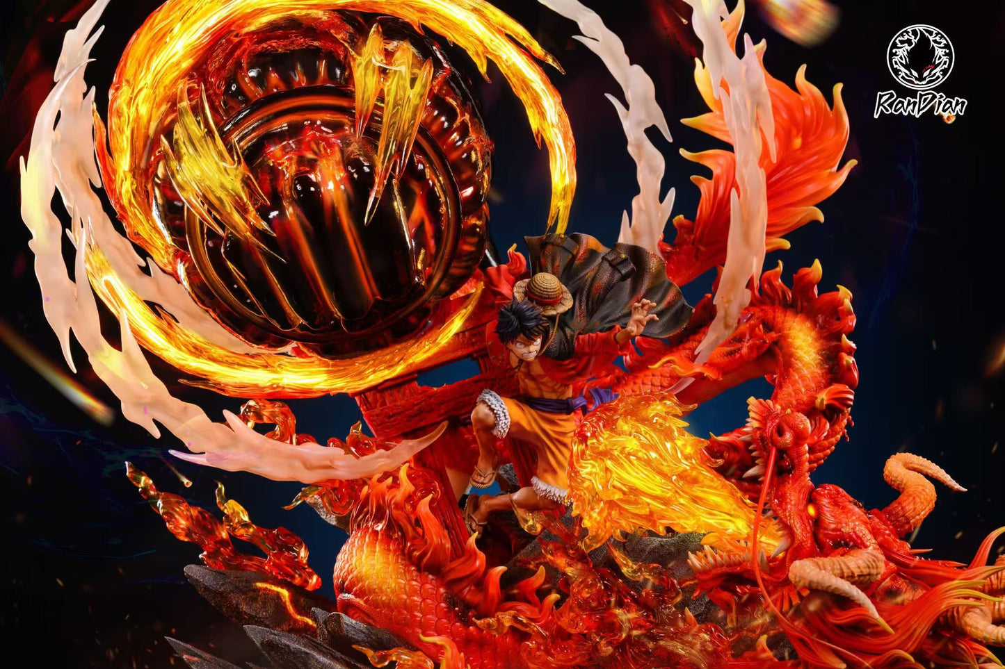 Randian - Luffy vs Fire Dragon