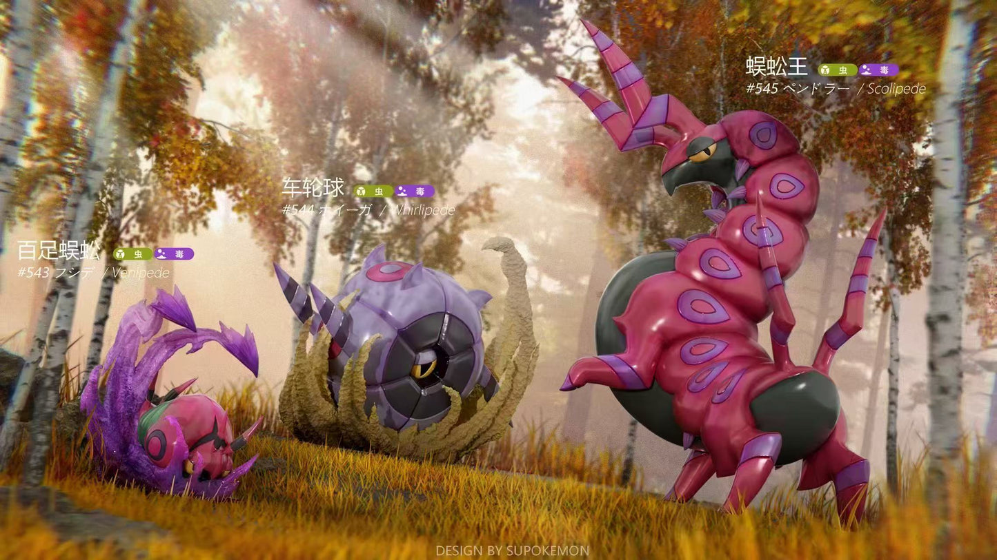 Duan Zao Jiang - Scolipede, Venipede and Whirlipede