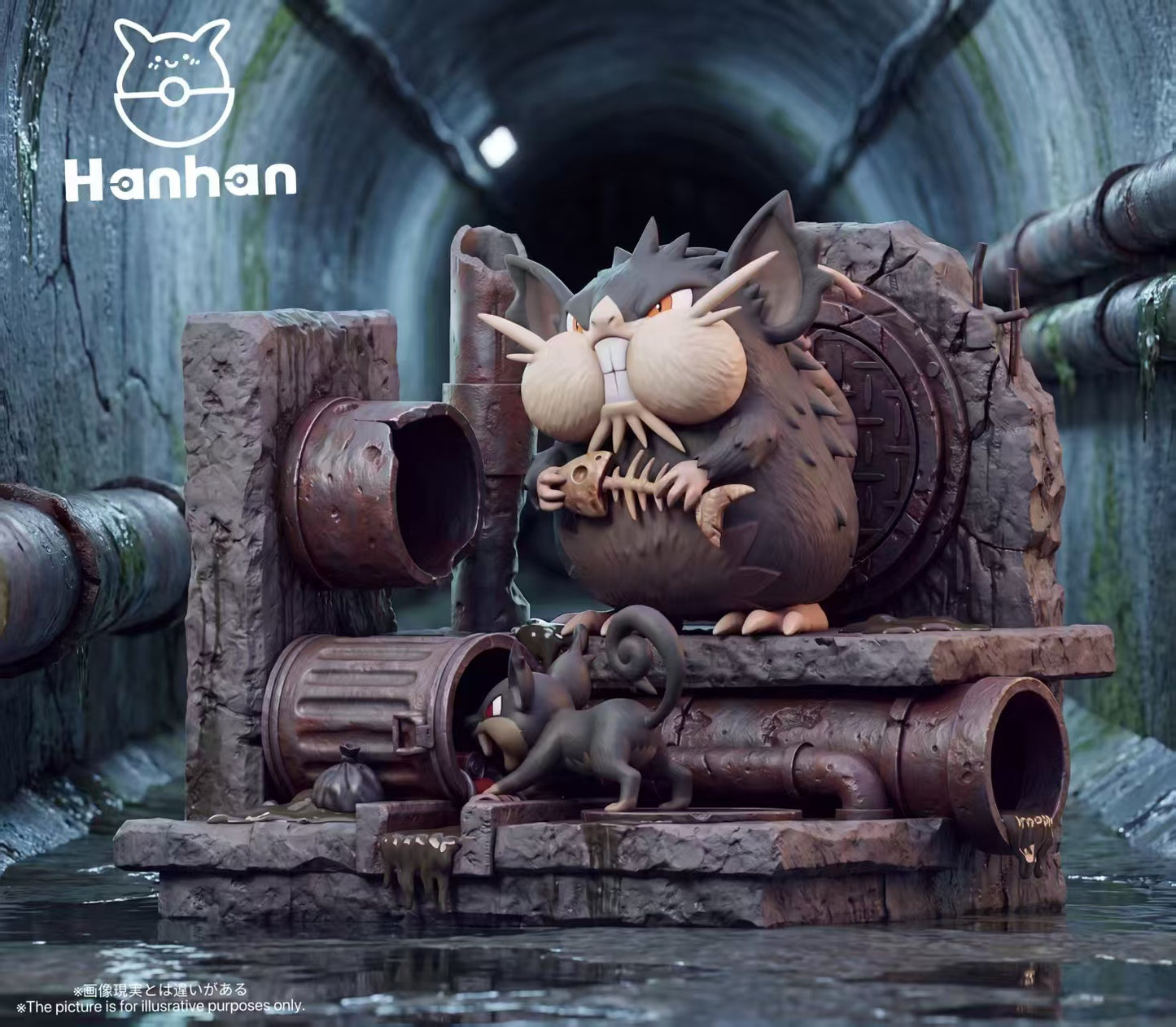 Hanhan - Muk, Grimer, Raticate and Ratatta