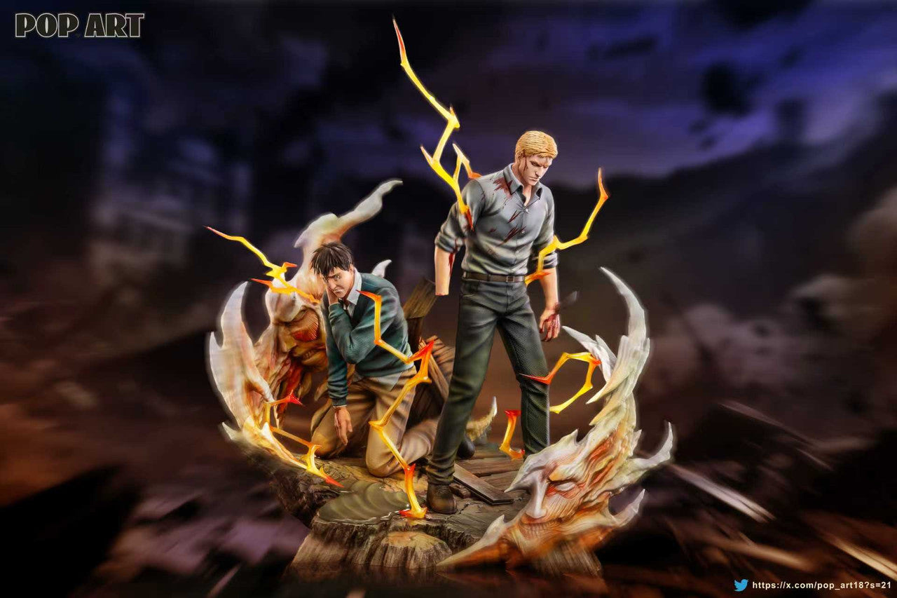 Pop Art - Reiner and Bertholdt - Attack on Titan