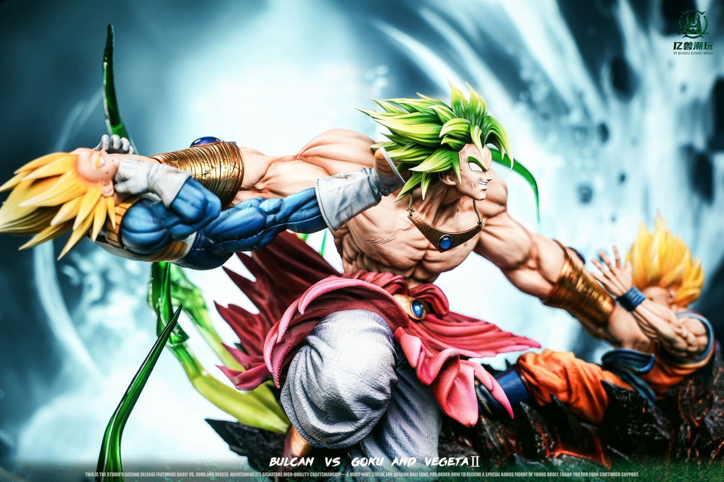 Yi Shou - Broly vs Goku and Vegeta