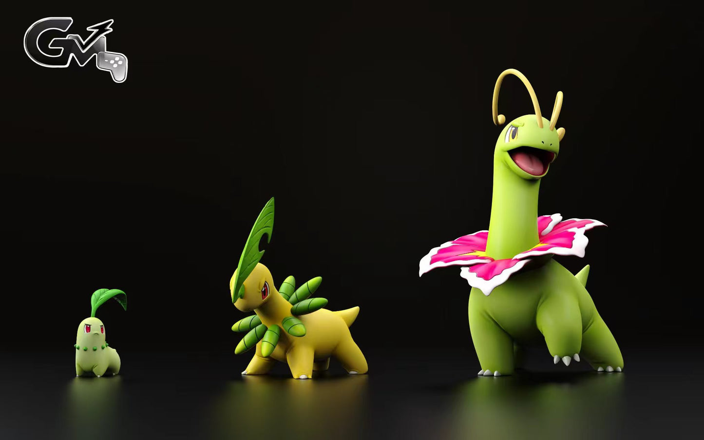 Game Master - Chikorita, Bayleef and Meganium