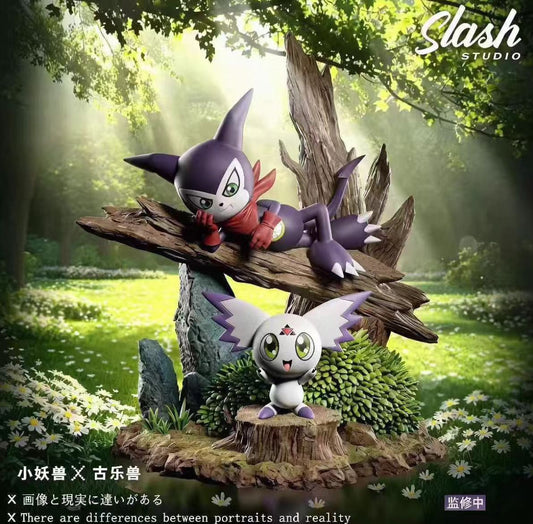 Slash - Calumon and Impmon