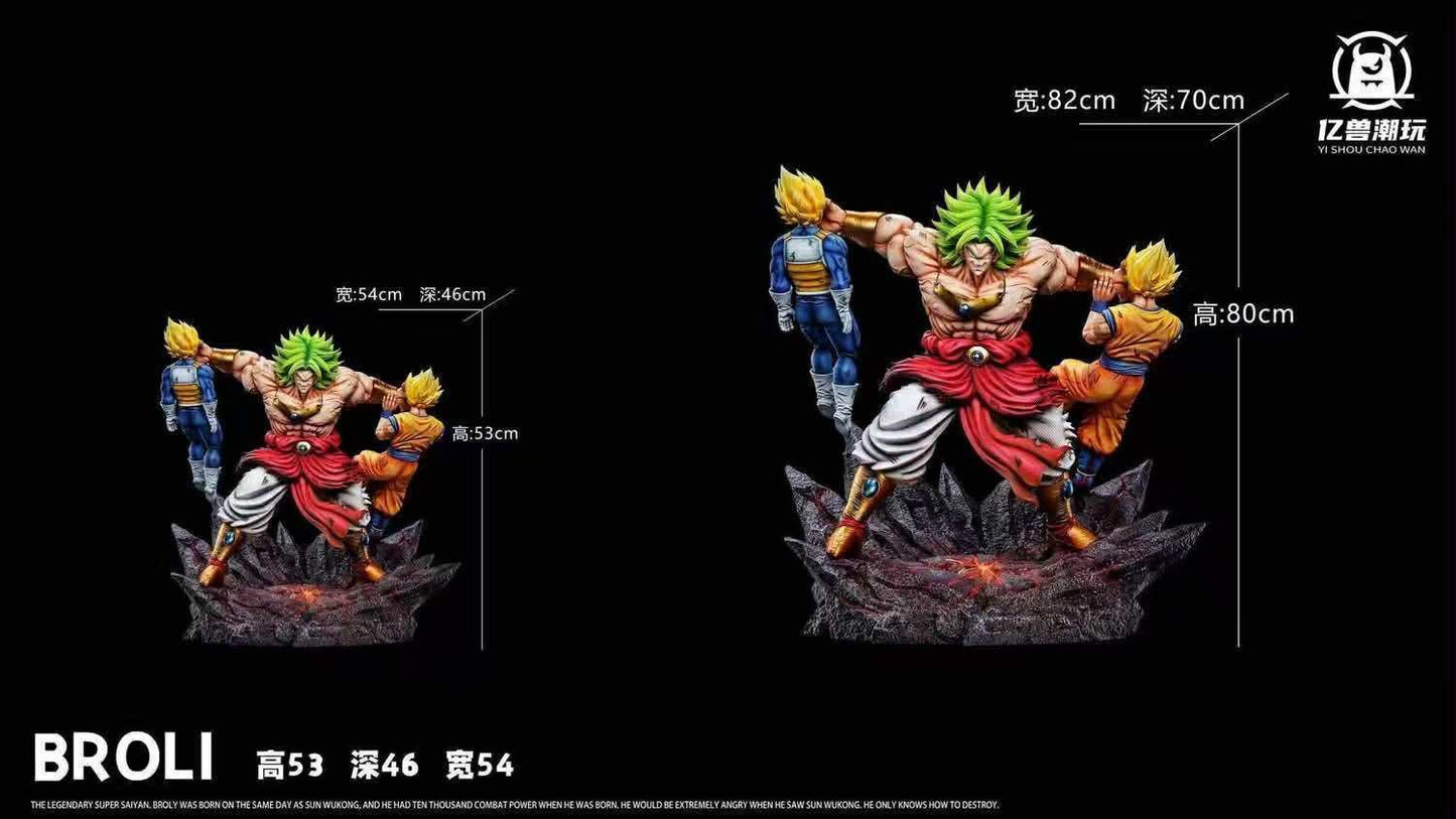 Yi Shou - Broly vs Goku and Vegeta