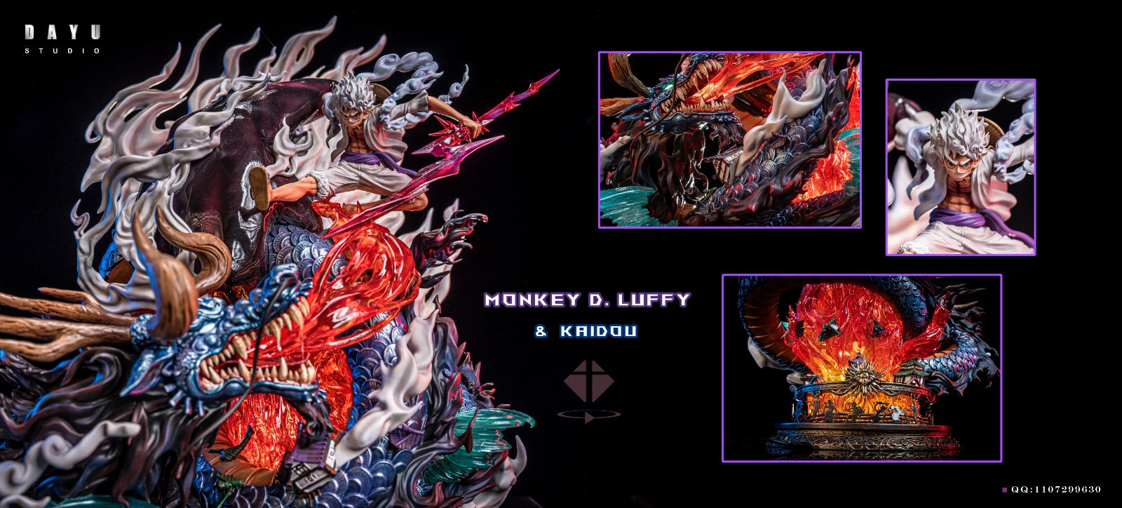 luffy gear 4 vs kaido DAYU