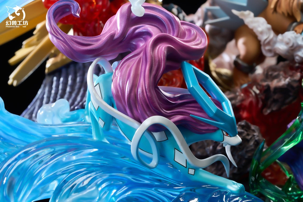 Phantom Beast - Ho-Oh and Legendary Beasts Entei, Suicune and Raikou