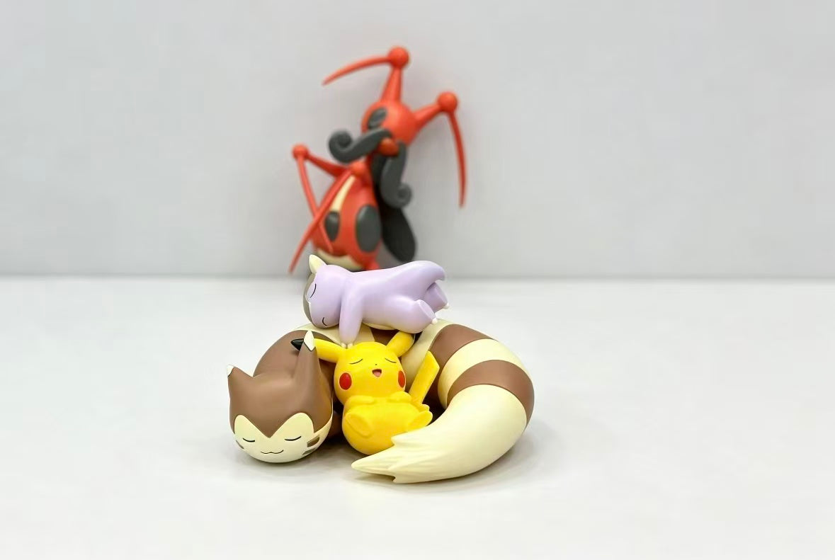 Fjrod - Kricketot, Furret, Pikachu and Kangaskhan