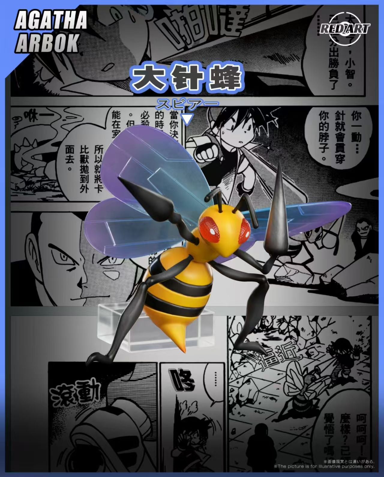 Red Art - Giovanni and Beedrill
