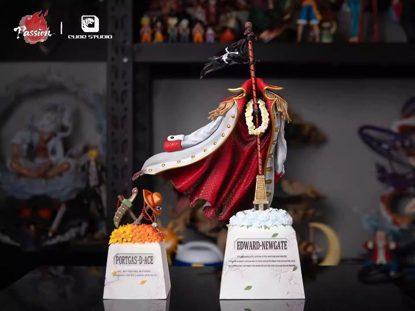 Passion x Cube - Whitebeard and Ace Grave - One Piece