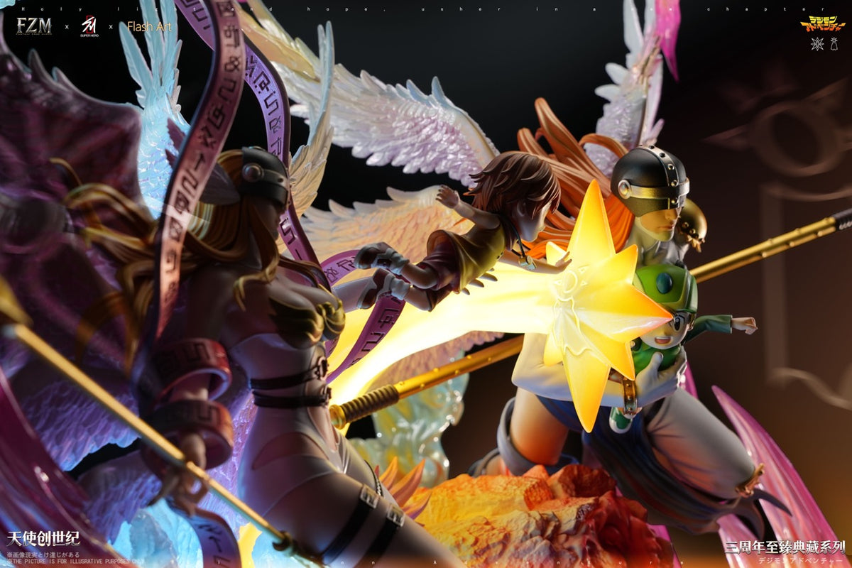 Super Hero x Flash Art x FZM - Angewomon