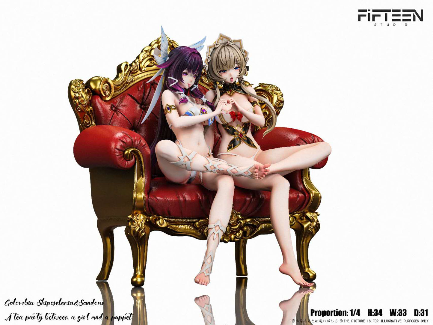Fifteen - Columbina and Sandrone