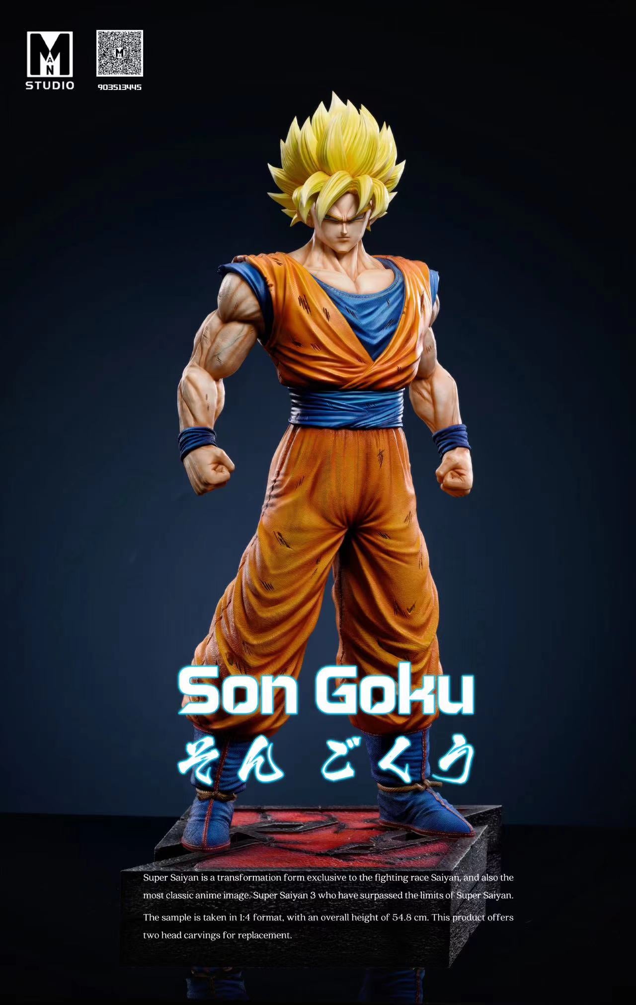Son Goku Super Saiyan 3 SSJ3 Collectible Figure • SuperSaiyanShop