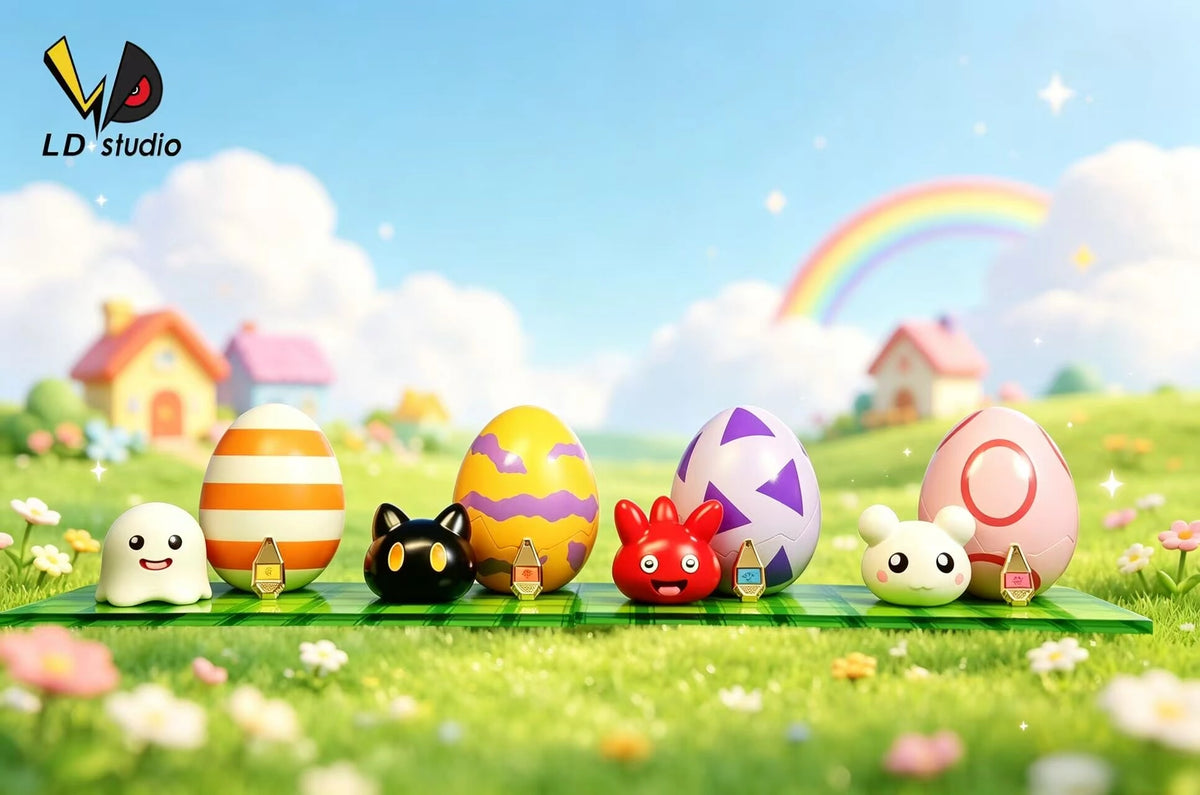 LD - Botamon, Poyomon, Punimon and YukimiBotamon