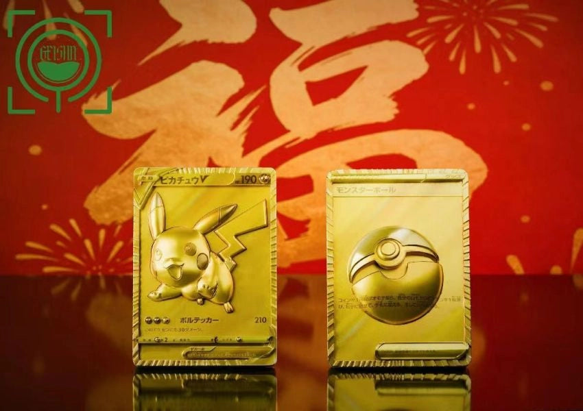 Geisha - Golden Pokeball Card