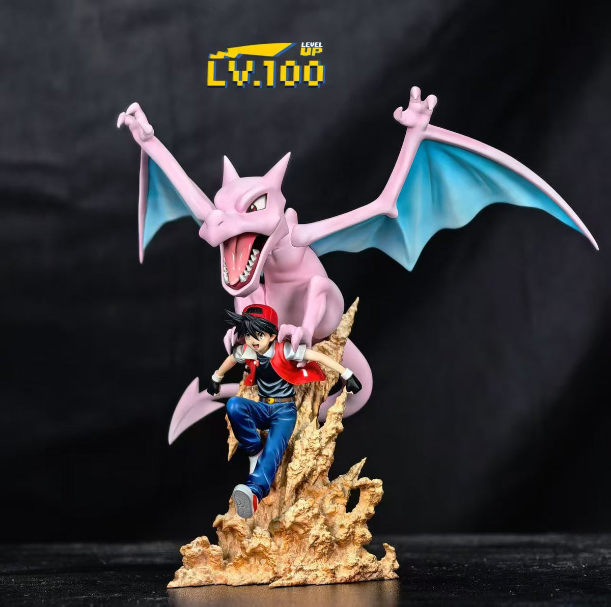 LV.100 - Green and Blastoise and Red and Aerodactyl