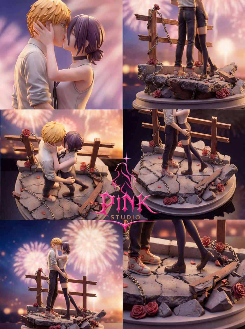 Pink - Denji and Reze