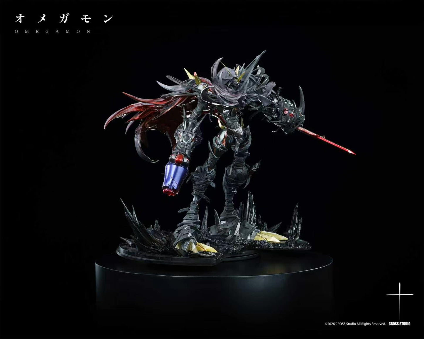 Cross - Omegamon Zwart Defeat
