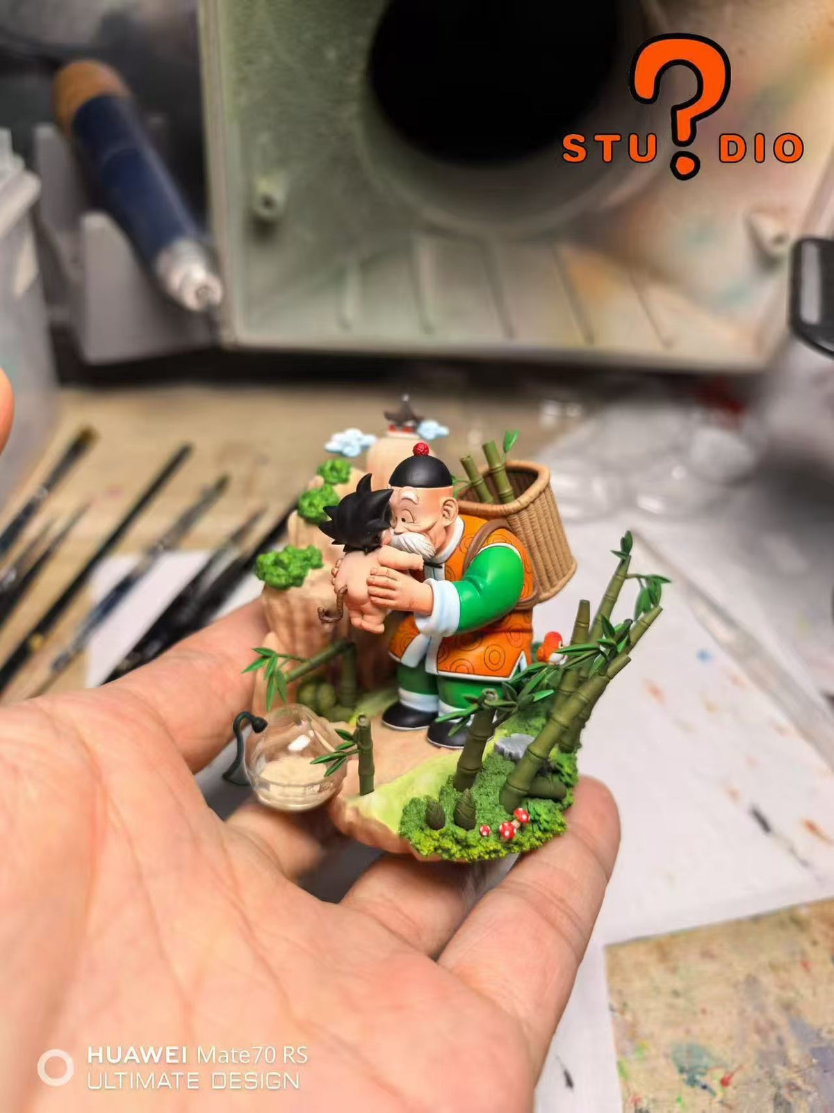 San Wen - Grandpa Gohan and Baby Goku
