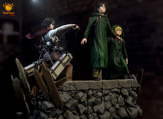 Model Power - Eren, Armin and Mikasa