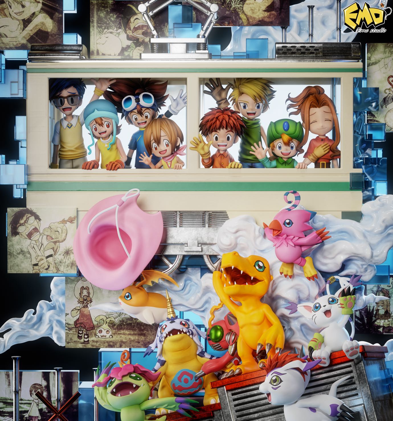 EMO - Taichi Yagami and friends