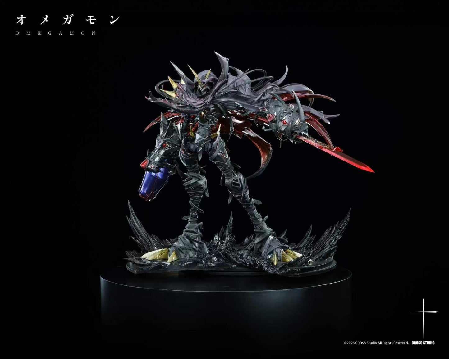 Cross - Omegamon Zwart Defeat