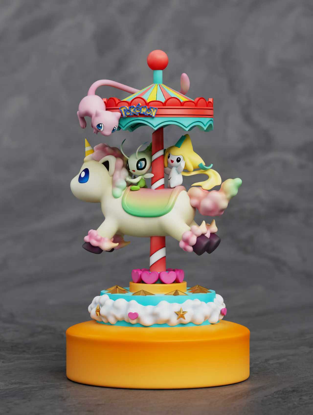 Sun - Jirachi, Mew and Celebi