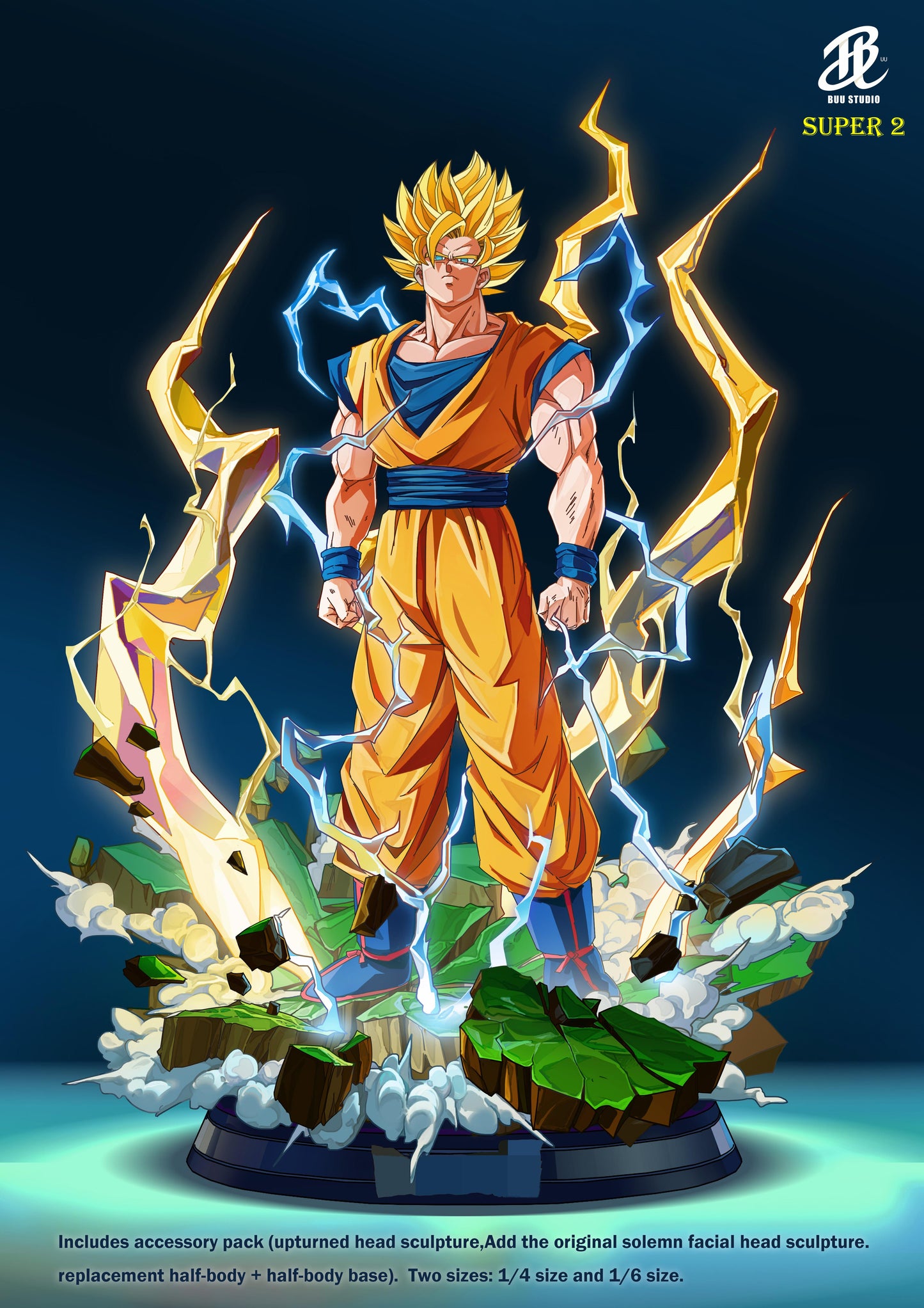 Buu - SSJ2 Goku