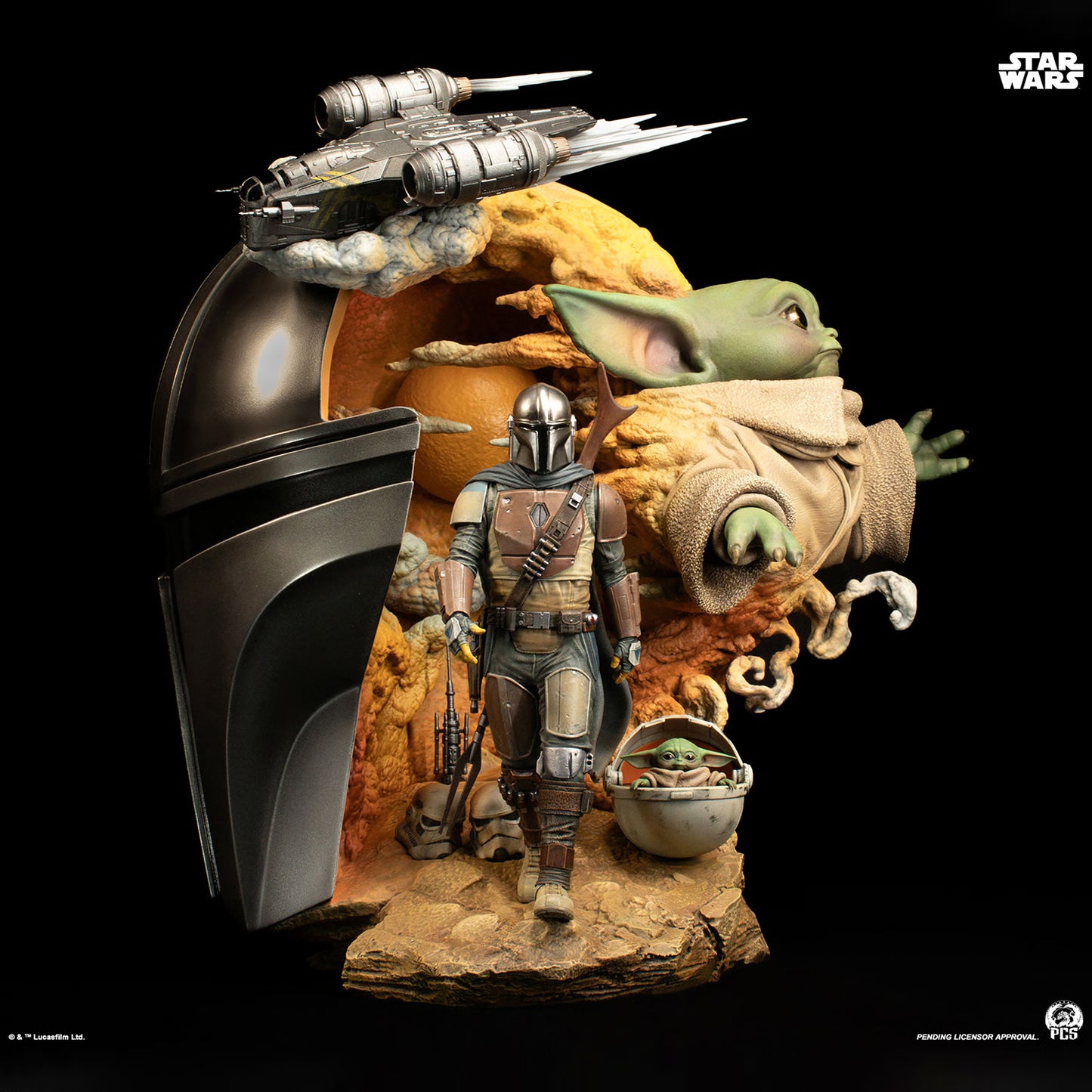 Premium Collectibles - The Mandalorian and Grogu