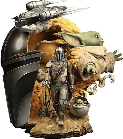 Premium Collectibles - The Mandalorian and Grogu